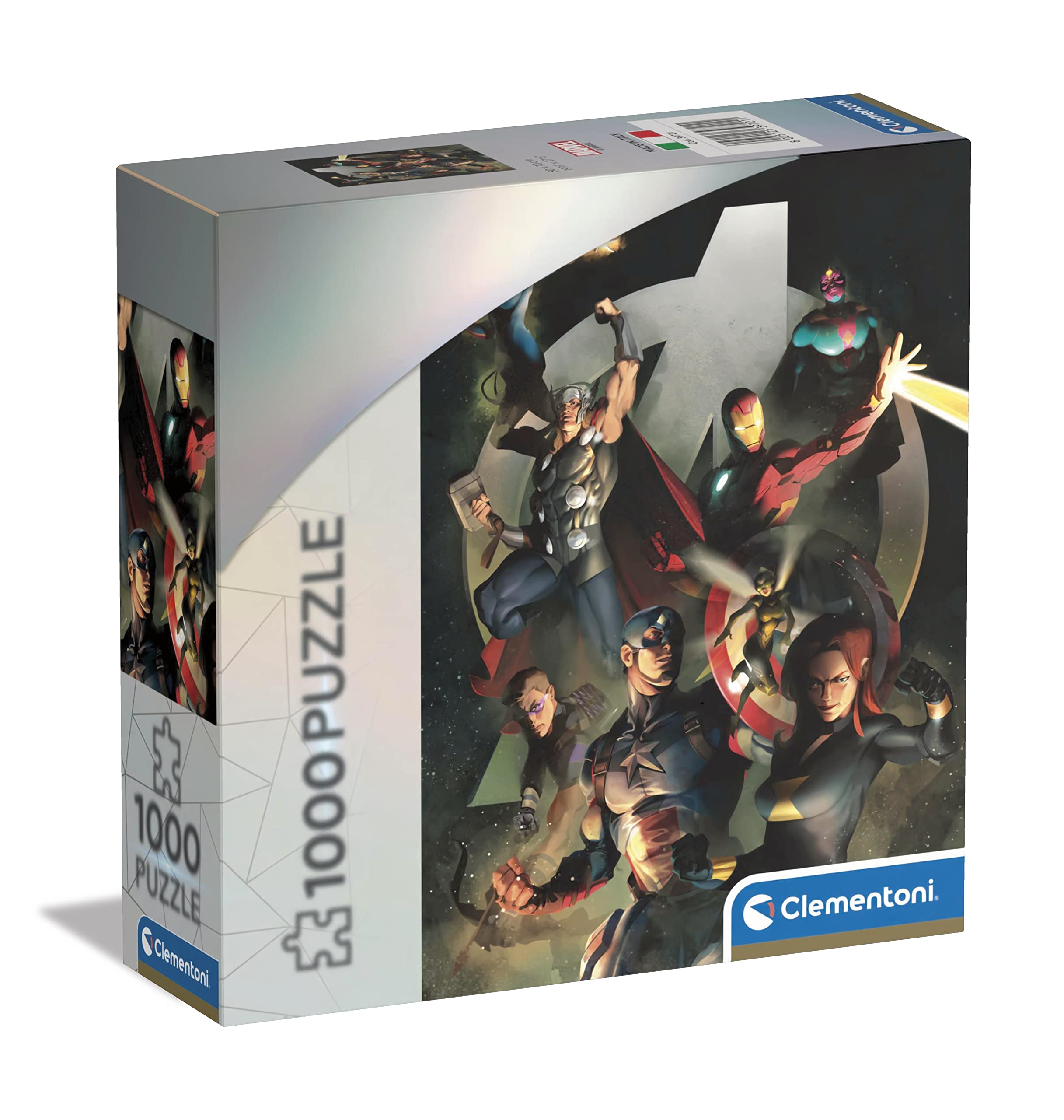 Clementoni Puzzle Adulto Disney 100 Aniversario 1000 Piezas-Marvel Avengers-Desde 14 años (39721