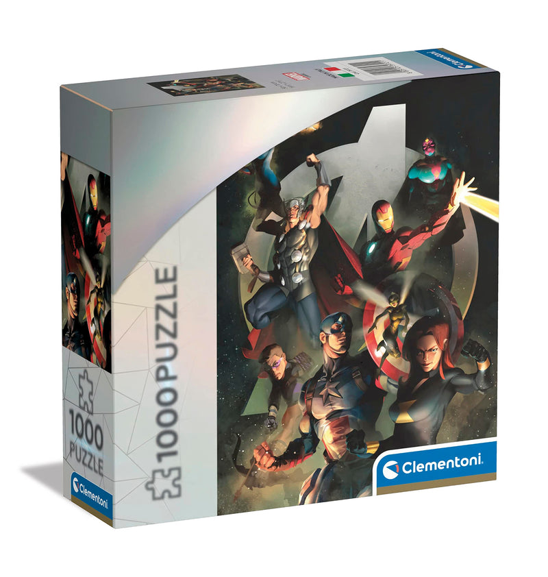 Clementoni Puzzle Adulto Disney 100 Aniversario 1000 Piezas-Marvel Avengers-Desde 14 años (39721