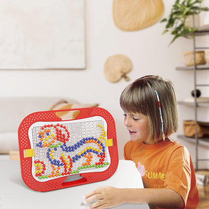 Quercetti 0902 Quercetti-0902 Fantacolor Design d.10, Kids' Mosaic Kits-STEAM Toy