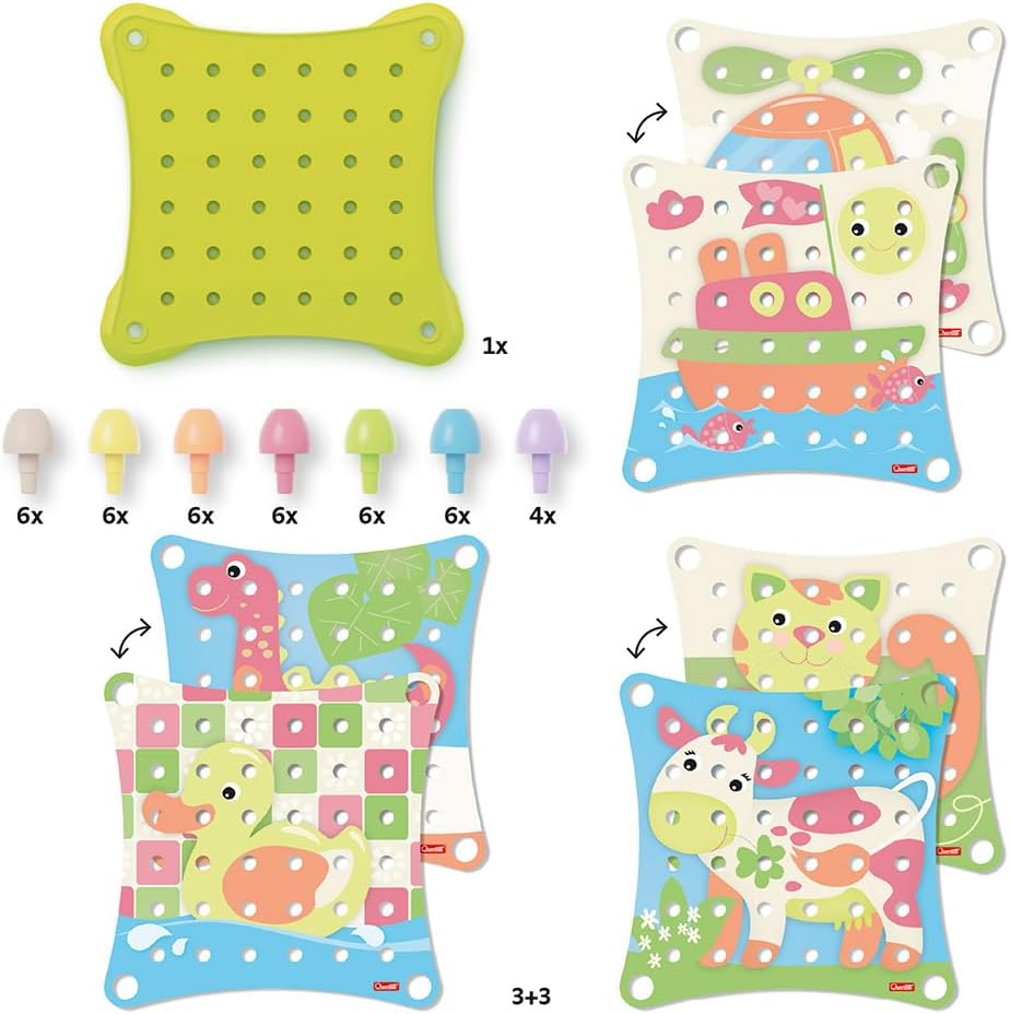 Quercetti Jumbo Peggy Evo Play Organic 41 pieces