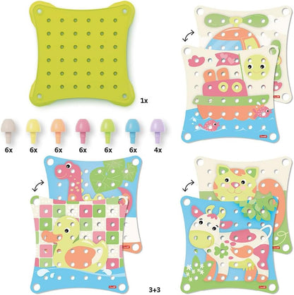 Quercetti Jumbo Peggy Evo Play Organic 41 pieces