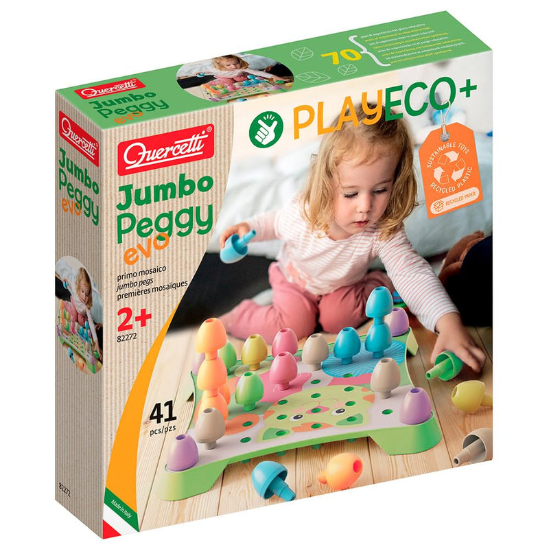 Quercetti Jumbo Peggy Evo Play Organic 41 pieces