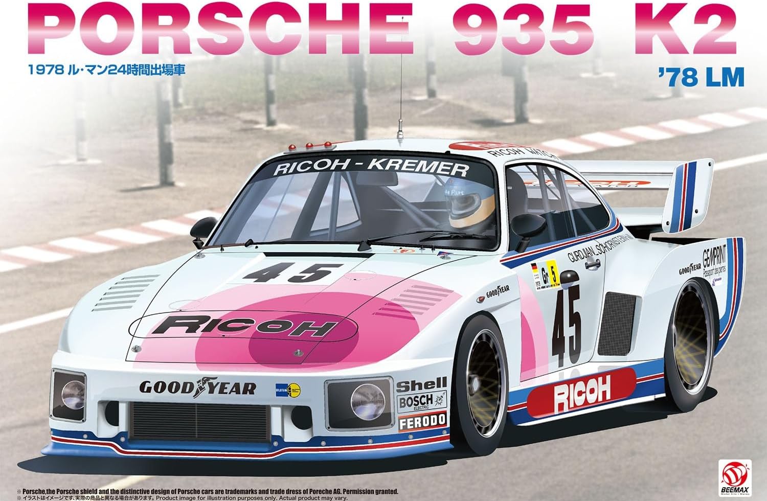 beemax - 1/24 PORSCHE 935 K2 LEMANS 1978#45