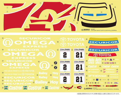 beemax - 1/24 Toyota Carina ST191 BTCC 1993 Omega #21