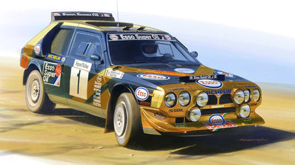Platz/BEEMAX BX24034 Lancia Delta S4 1986 Catalonia Rally Winner Plastic Model, Molded Color
