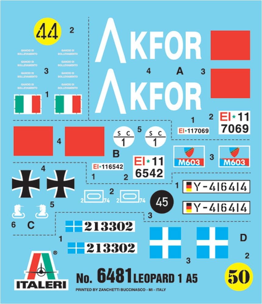 Italeri 6481S Leopard 1 A5