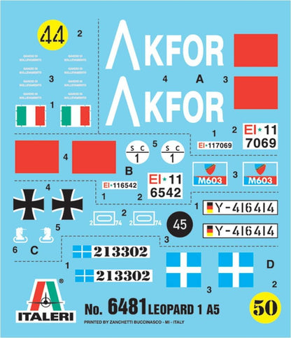 Italeri 6481S Leopard 1 A5