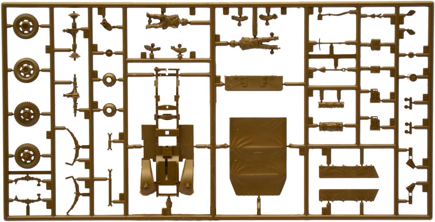 Italeri 7063 M3A1 Scout Car, Scala 1:72, Model Kit/Modello in Plastica da Montare, IT7063