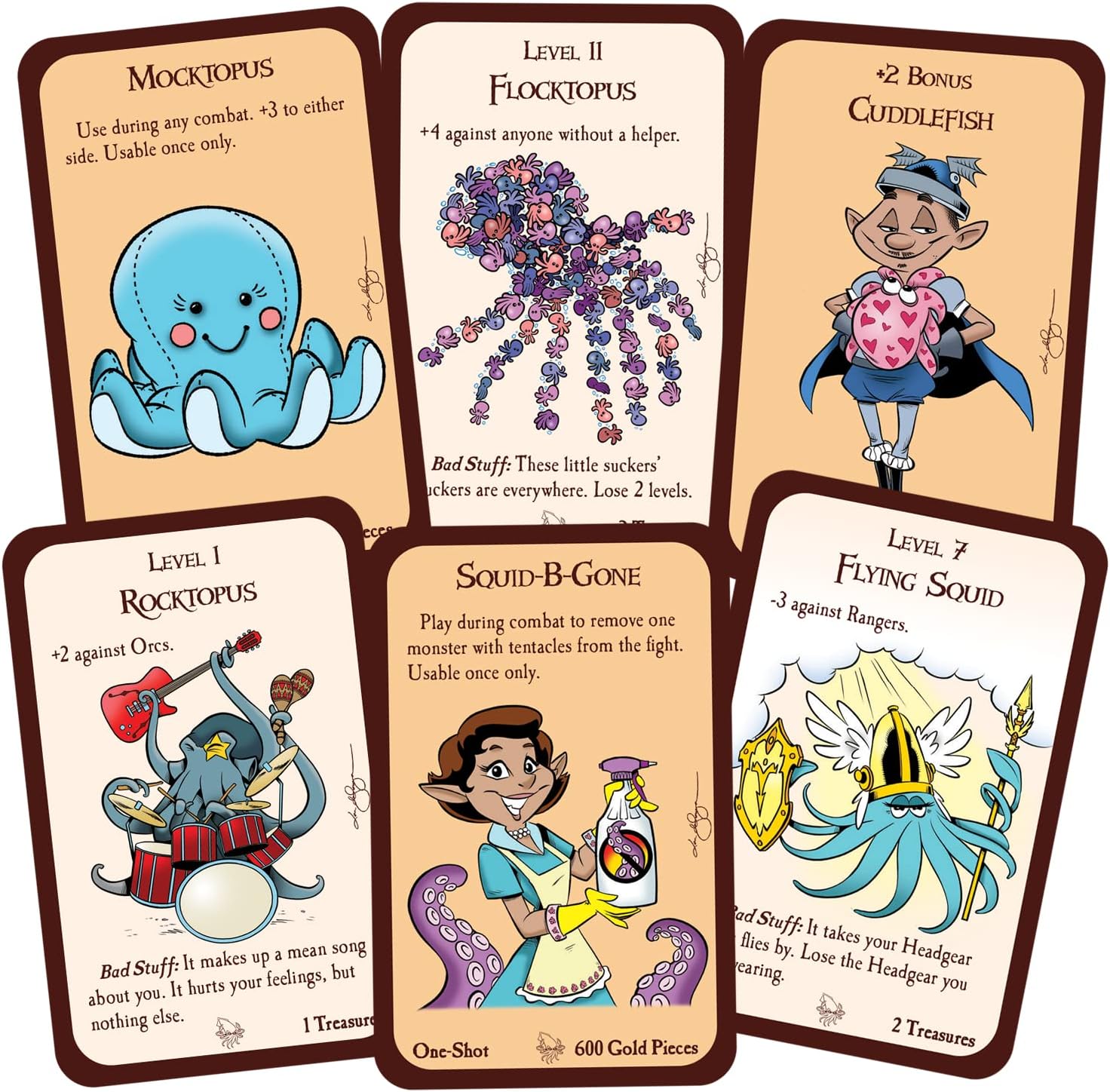 Steve Jackson Games | Munchkin Squids | Card Game | English