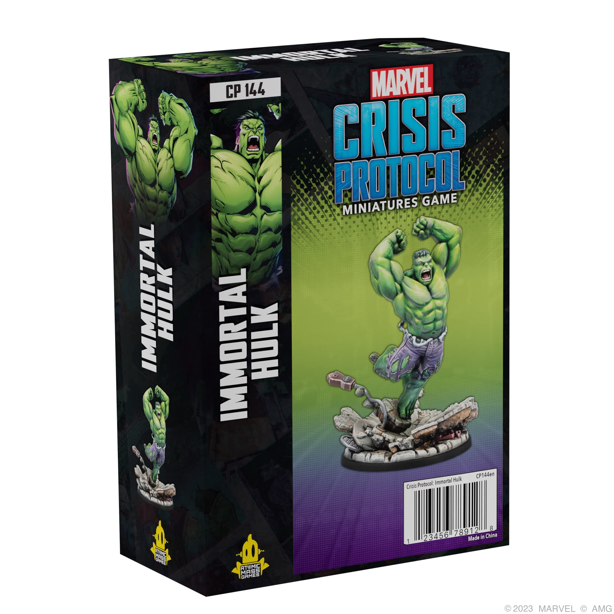 Atomic Mass Games | Marvel Crisis Protocol: Immortal Hulk | Miniatures Game | Ages 14+ | 2 Players | 90 Minutes Playing Time Classic