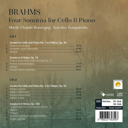 Four Sonatas for Cello & Piano