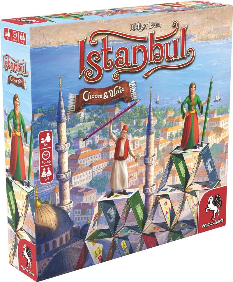 Pegasus Spiele- Estambul – Choose & Write Juegos de Cartas (PES55114G
