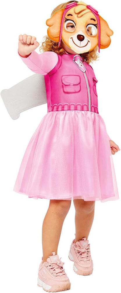 amscan Childs Girls Officially Licensed Paw Patrol Skye Book Day Week Fancy Dress Costume