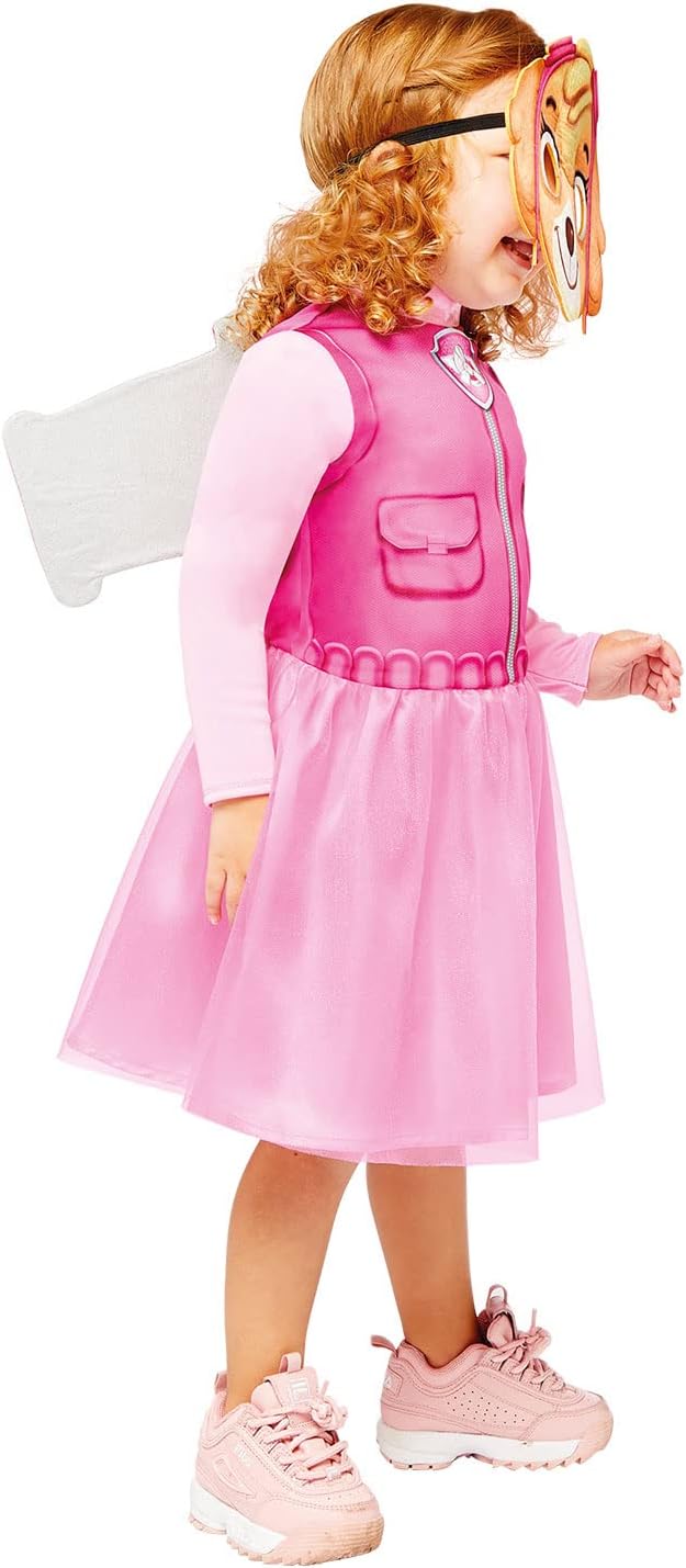 amscan Childs Girls Officially Licensed Paw Patrol Skye Book Day Week Fancy Dress Costume
