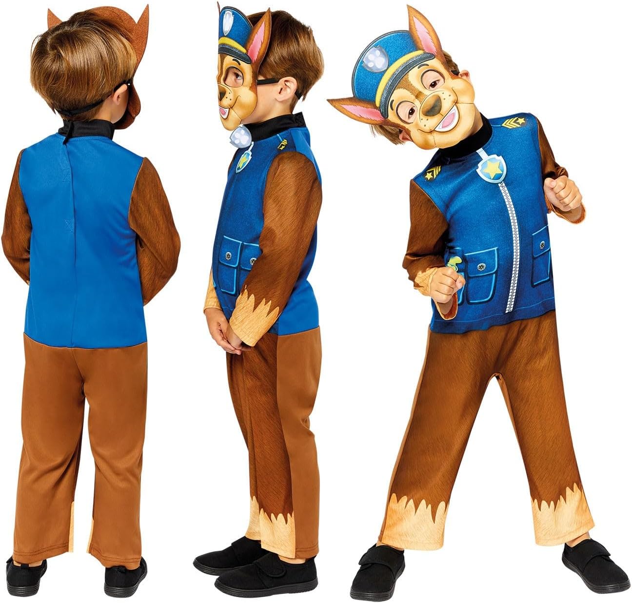 Amscan Official Nickelodeon Chase Costume 3-4 and 4-6 years