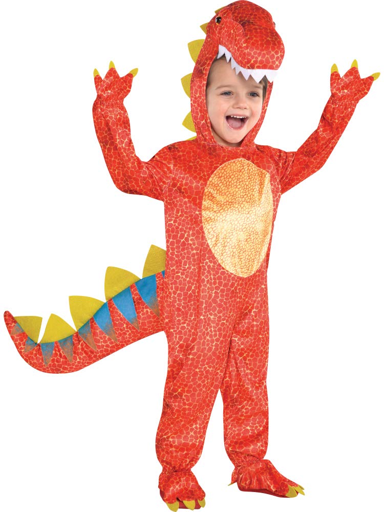 Childs Dinomite Dinosaur Fancy Dress Halloween Costume (Age 4-6 years