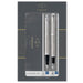 Parker IM Duo Gift Set with Ballpoint Pen & Fountain Pen | Stainless Steel Chrome Trim | Blue Ink Refill & Cartridge | Gift Packaging