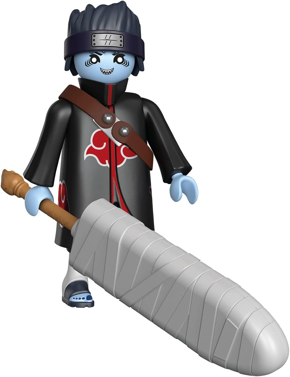 PLAYMOBIL Naruto Shippuden 71117 Kisame mit Samehada Schwert und Tragegurt, kreativer Spielspaß für Animefans mit tollen Details und authentischen Extras, 10-teilig, ab 5 Jahren