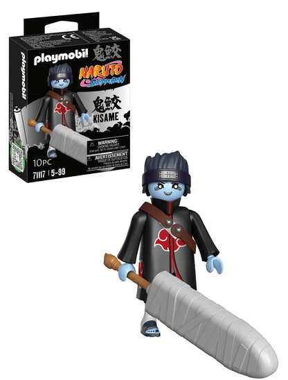 PLAYMOBIL Naruto Shippuden 71117 Kisame mit Samehada Schwert und Tragegurt, kreativer Spielspaß für Animefans mit tollen Details und authentischen Extras, 10-teilig, ab 5 Jahren