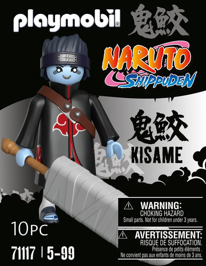PLAYMOBIL Naruto Shippuden 71117 Kisame mit Samehada Schwert und Tragegurt, kreativer Spielspaß für Animefans mit tollen Details und authentischen Extras, 10-teilig, ab 5 Jahren