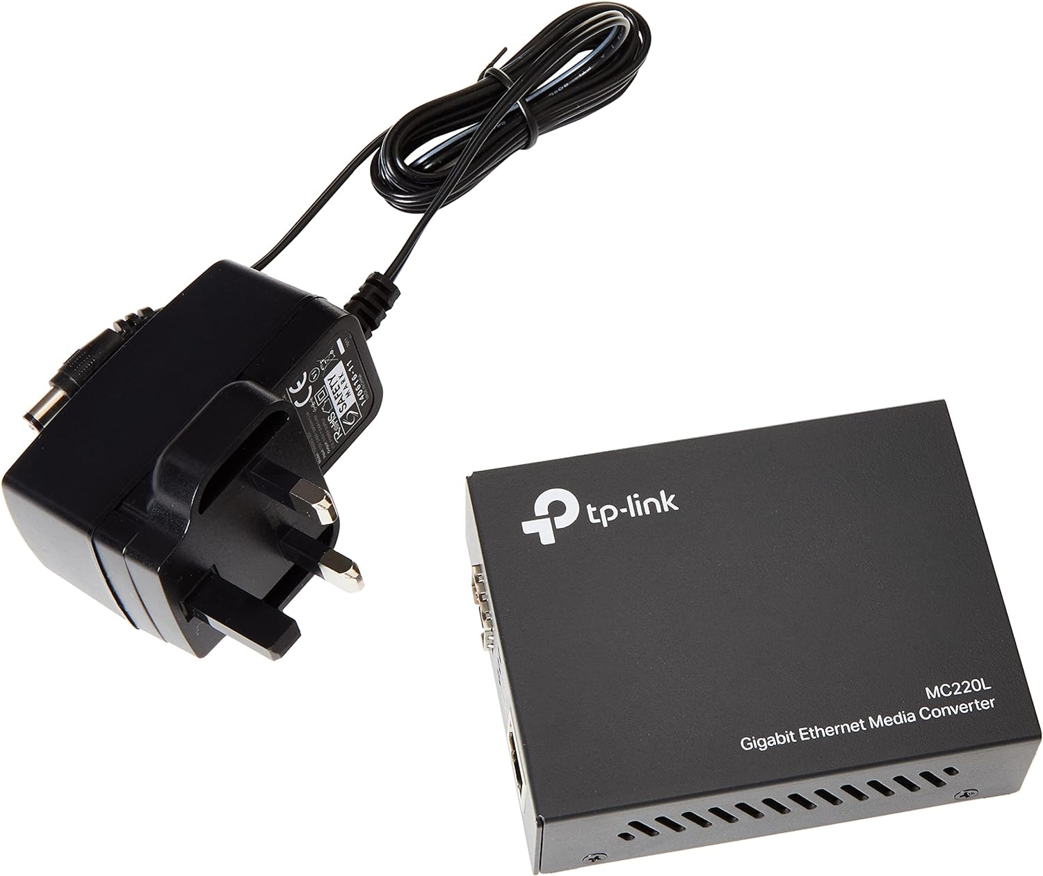 TP-Link Gigabit SFP Media Converter, Complies with IEEE 802.3ab and IEEE 802.3z, FX Port Supports Hot-Swappable (MC220L