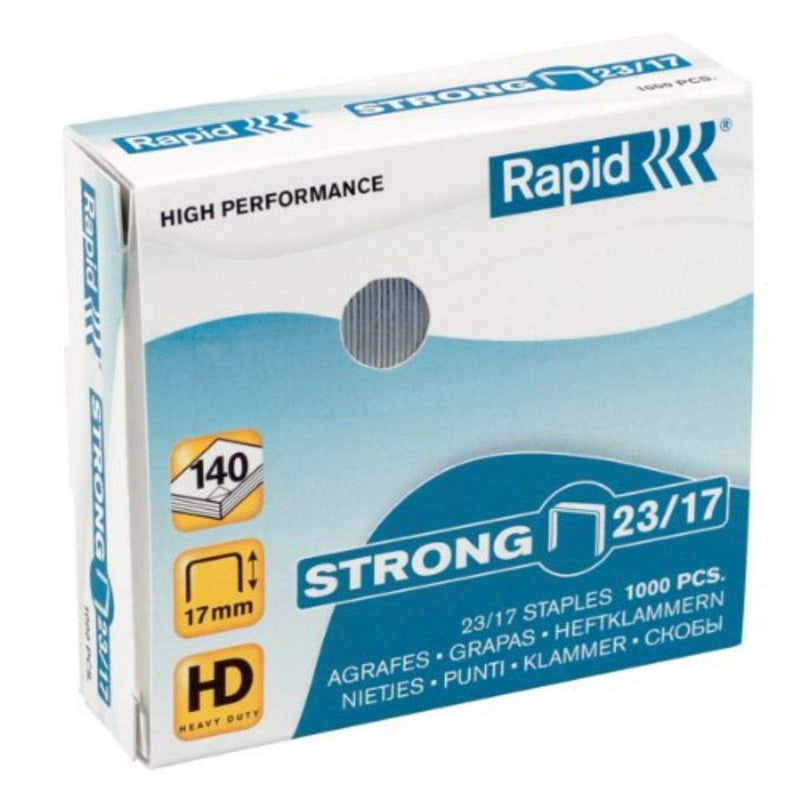RAPID 24870300 - Caja 1000 grapas 23/17 mm Strong galvanizada