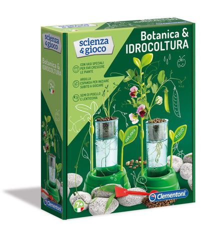 Clementoni Wetenschap en spel - Botanische & Hydrocultuur Wetenschapsspel voor kinderen, 8 jaar, meerkleurig, 19151