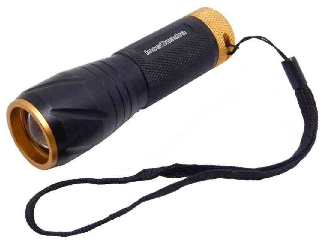 CFG EL013 Hand Flashlight LED Black Flashlight – Flashlights (Hand Flashlight, Black, Aluminium, IPX4, LED, 300 lm)