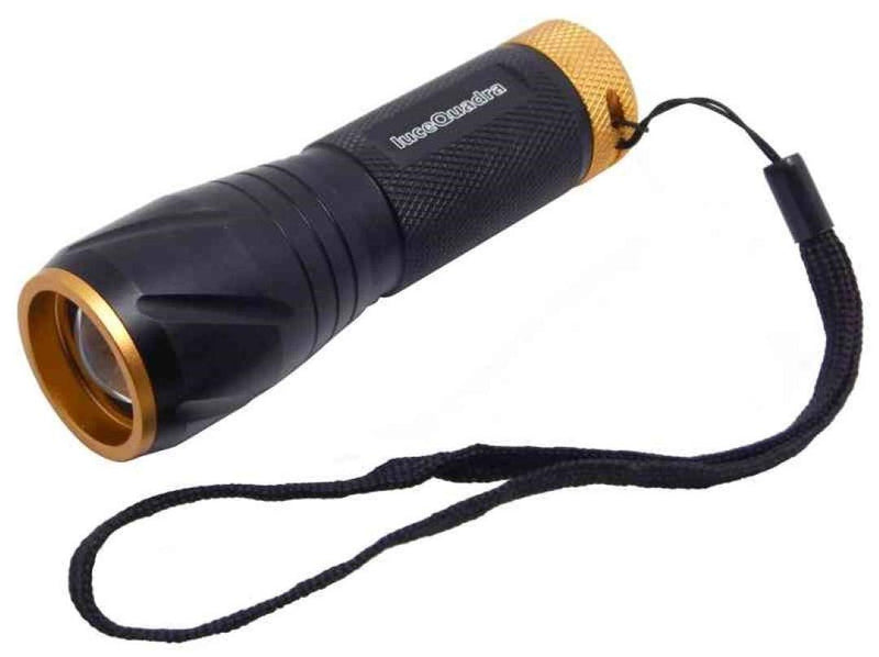 CFG EL013 Hand Flashlight LED Black Flashlight – Flashlights (Hand Flashlight, Black, Aluminium, IPX4, LED, 300 lm)