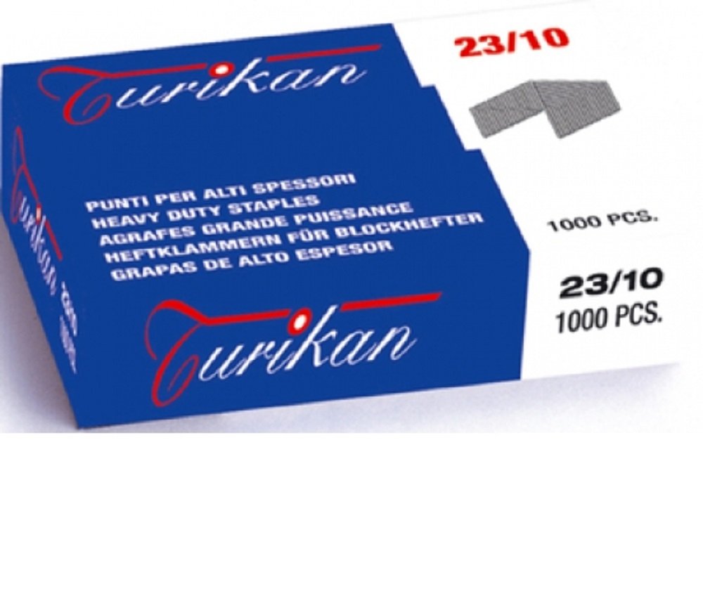 TURIKAN CF1000 PUNTI 23-10MM 1000 PEZZI PER CONFEZIONE