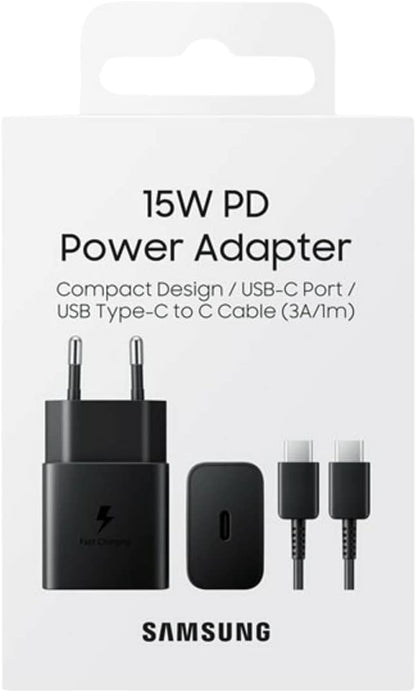 Charger 15W Typec Black Con Cavo