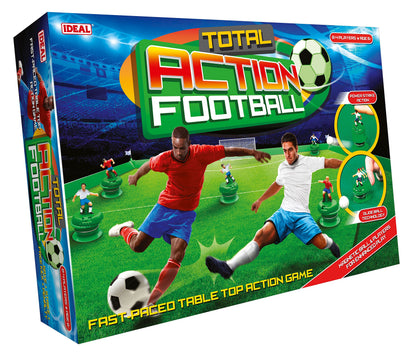 IDEAL | Total Action Football: Fast paced table top football action game! | Family Games | For 2-4 Players | Ages 6+