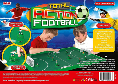IDEAL | Total Action Football: Fast paced table top football action game! | Family Games | For 2-4 Players | Ages 6+
