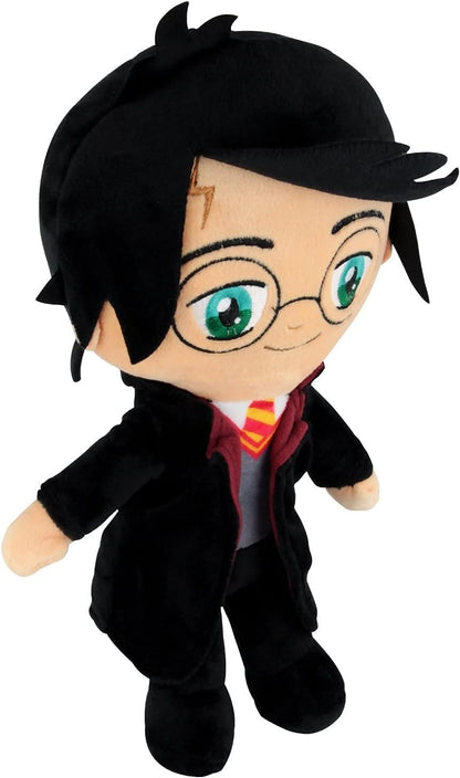 P:os 33894 - Harry Potter Plüschfigur erwachsen, ca. 29 cm groß, originalgetreu gestaltet, aus weichem Polyester, ein Muss für alle Fans des bekannten Zauberers