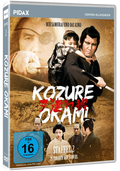 Kozure Okami - Der Samurai mit dem Kind, Staffel 2 / Weitere 26 Folgen der kultigen Samurai-Serie (Pidax Serien-Klassiker)