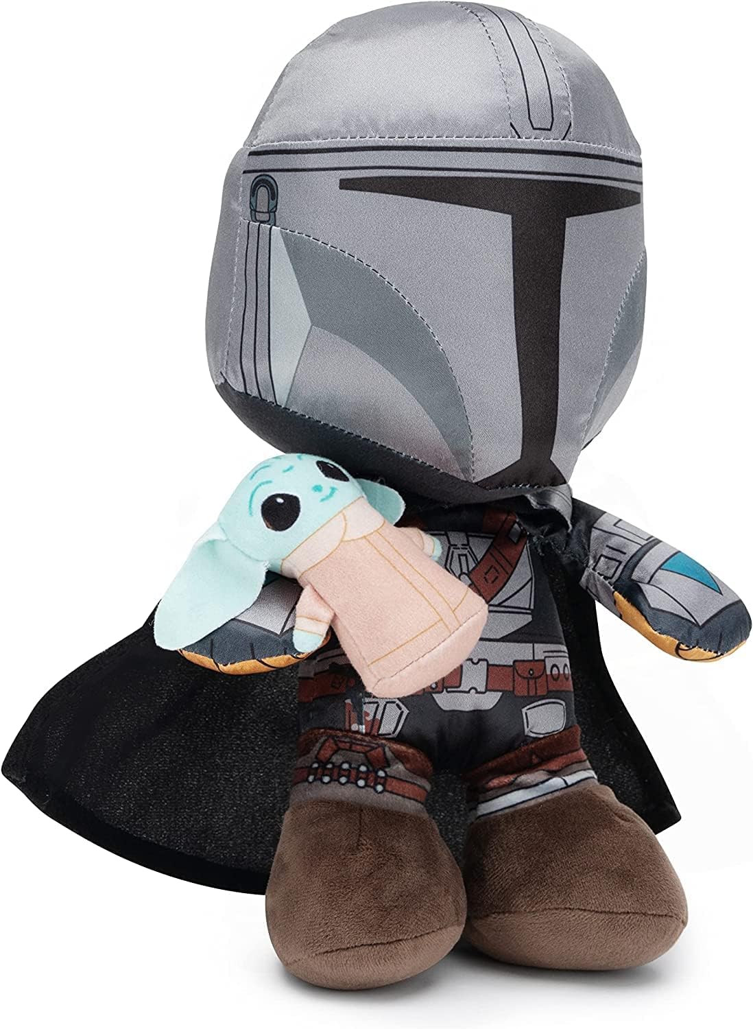 Simba Peluche The Mandalorian con Baby Yoda, 25 cm