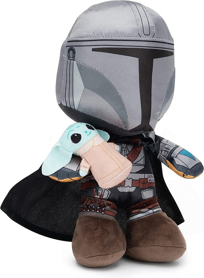 Simba Peluche The Mandalorian con Baby Yoda, 25 cm