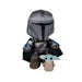 Simba Peluche The Mandalorian con Baby Yoda, 25 cm
