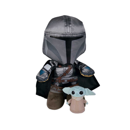 Simba Peluche The Mandalorian con Baby Yoda, 25 cm
