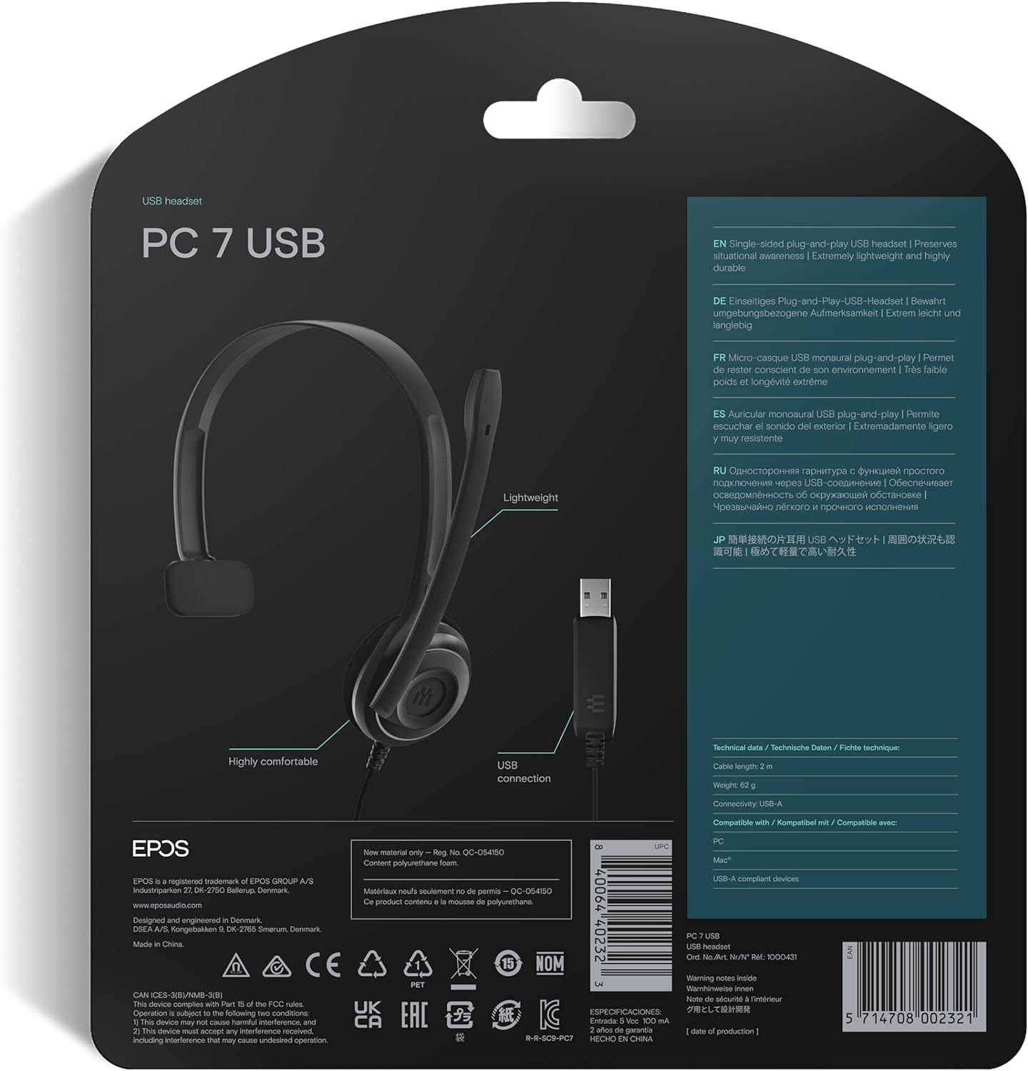 Sennheiser PC 7 USB Headset