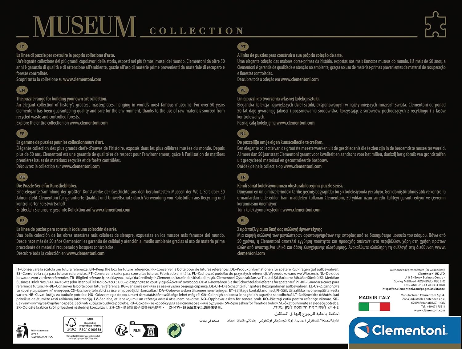 Clementoni 31698 Museum Collection-Raphael, Transfiguration-1500 Pieces-Adult, Art, Puzzle, Famous Paintings, Made in Italy, Multi-Coloured