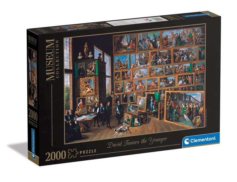 Clementoni - Puzzle Adulto 2000 Piezas Colección Museos - Teniers El archiduque Leopoldo Guillermo - Desde 14 años (32576
