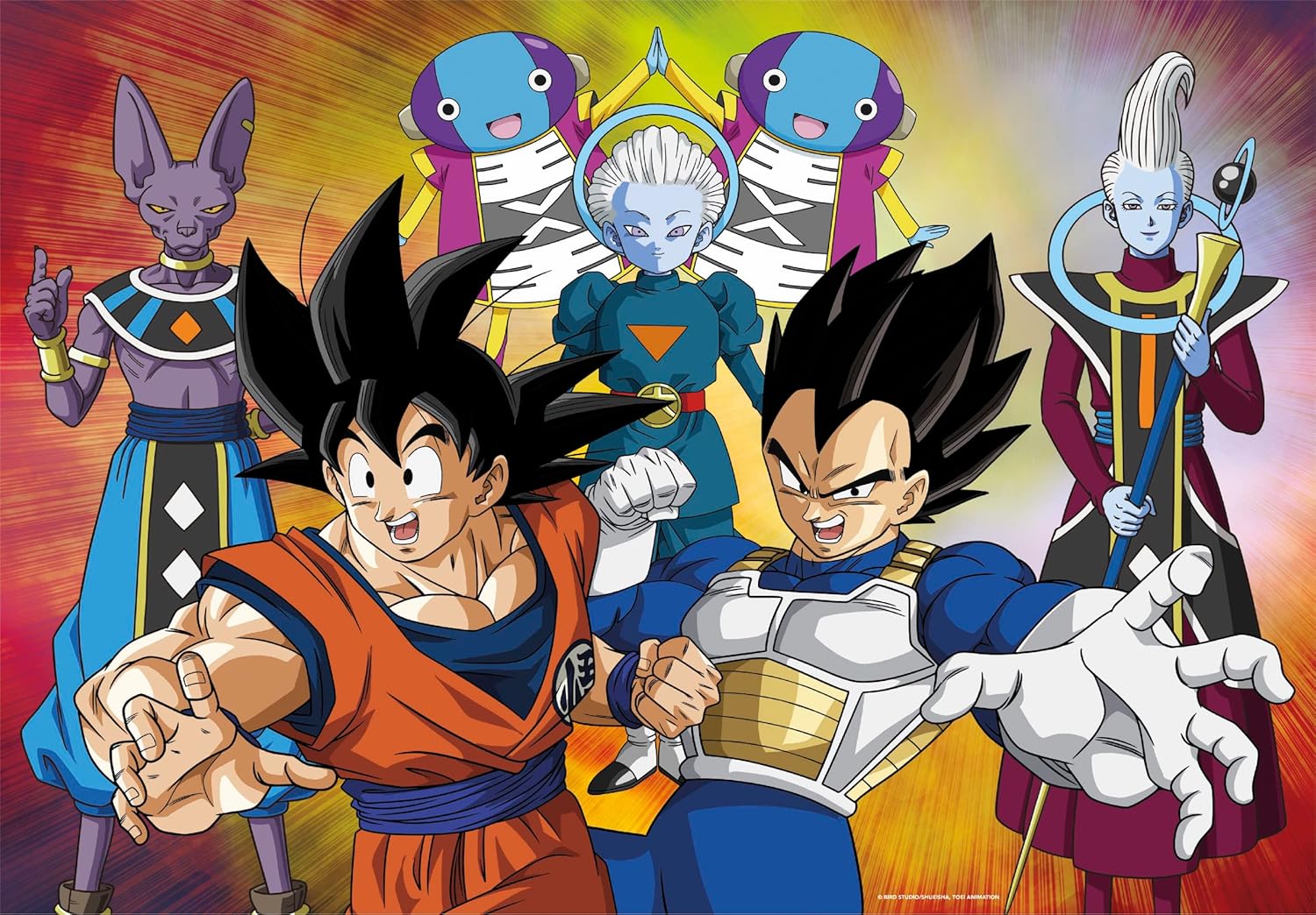 Clementoni 35135 Anime Dragonball 500 Pieces, Jigsaw Puzzle for Adults-Made in Italy,Multicolor,Medium