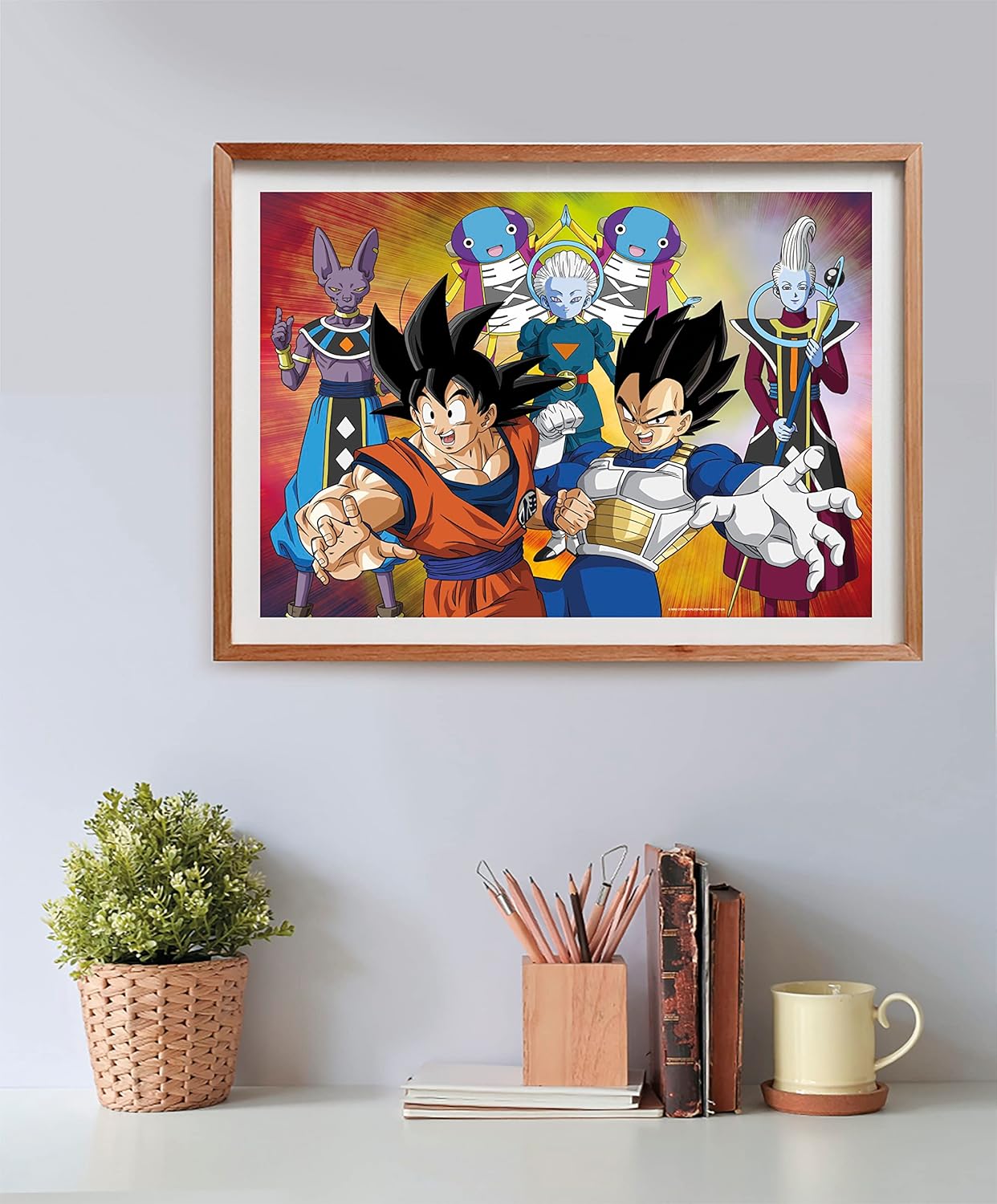 Clementoni 35135 Anime Dragonball 500 Pieces, Jigsaw Puzzle for Adults-Made in Italy,Multicolor,Medium