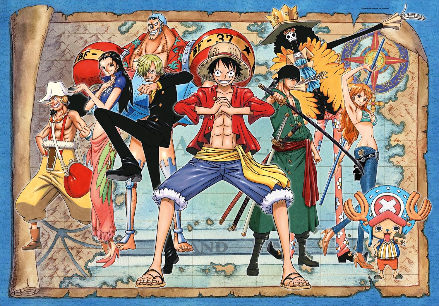 Clementoni 35137 Anime One 500 Pieces, Jigsaw Puzzle for Adults-Made in Italy