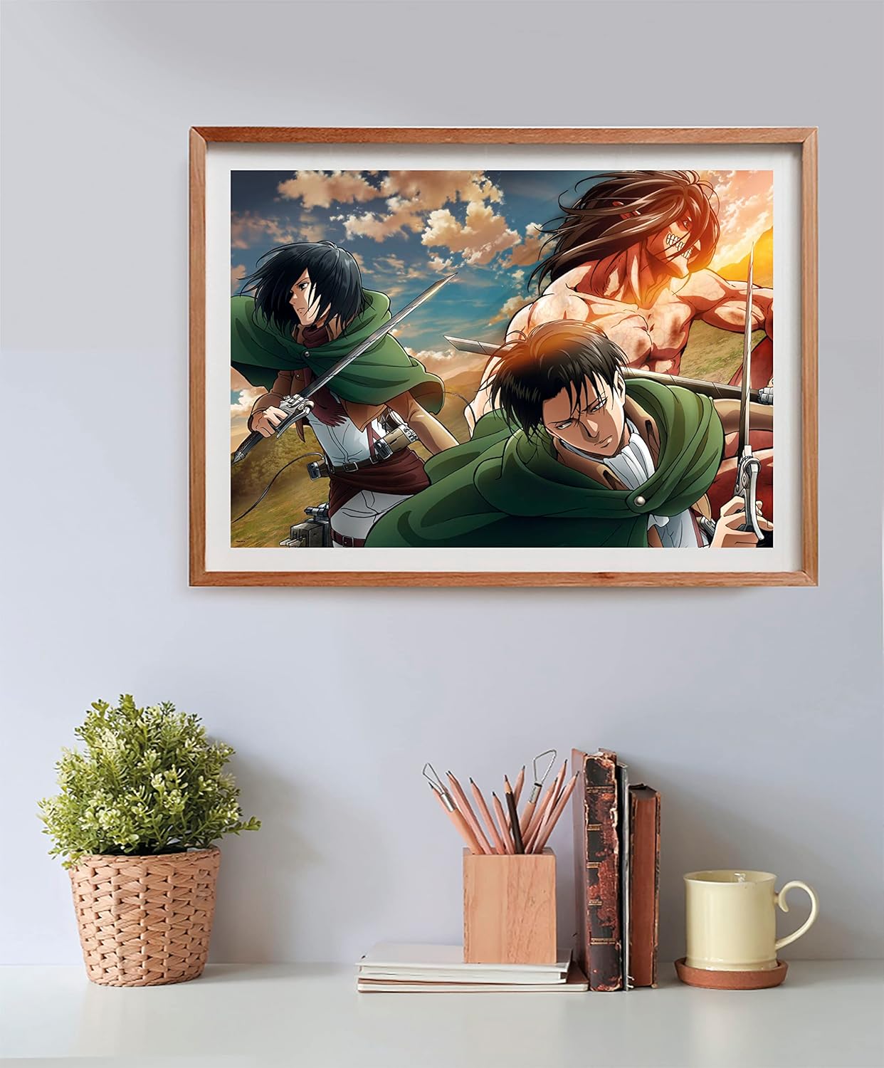 Clementoni - Puzzle Adulto Attack on Titans 500 Piezas Caja Cubo edición Especial - Desde 14 años (35138)
