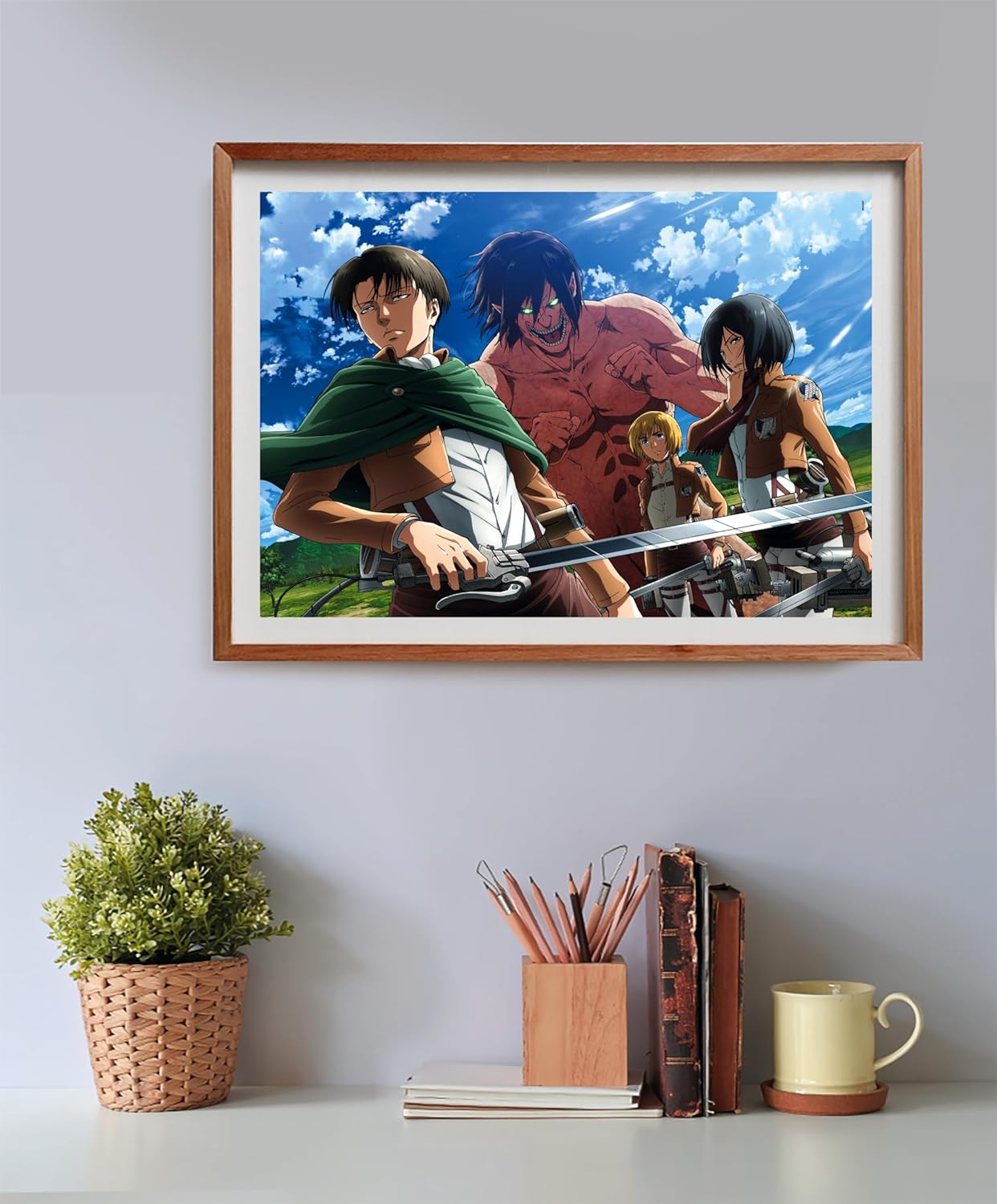 Clementoni Attack on Titan Puzzle 500 Teile - Legespiel für Manga & Anime Fans - Geschenk für Kinder ab 14 Jahren & Erwachsene, 35139