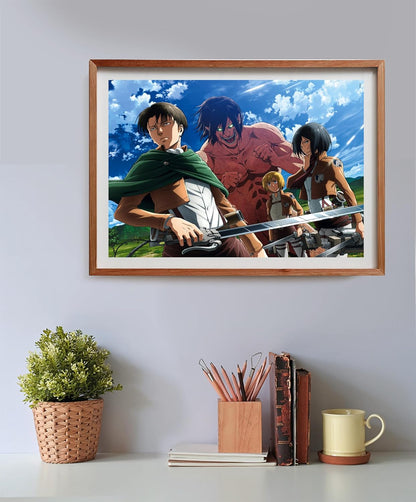 Clementoni Attack on Titan Puzzle 500 Teile - Legespiel für Manga & Anime Fans - Geschenk für Kinder ab 14 Jahren & Erwachsene, 35139