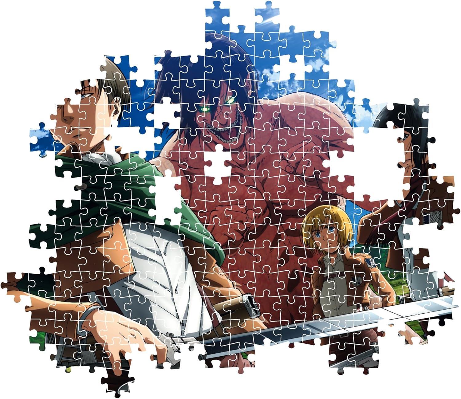 Clementoni Attack on Titan Puzzle 500 Teile - Legespiel für Manga & Anime Fans - Geschenk für Kinder ab 14 Jahren & Erwachsene, 35139