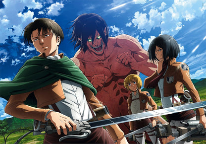 Clementoni Attack on Titan Puzzle 500 Teile - Legespiel für Manga & Anime Fans - Geschenk für Kinder ab 14 Jahren & Erwachsene, 35139